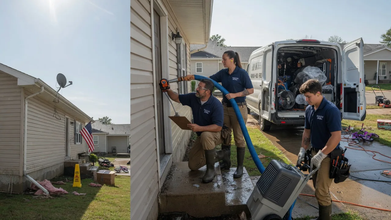 Ceiling Water Damage Restoration in Johnsonville, IL near me